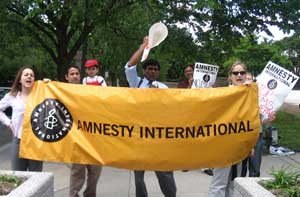 Amnesty International USA Nepal Rally, May 2005.
