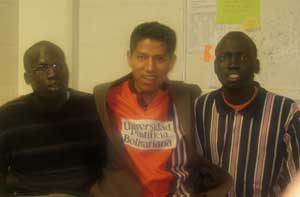Erick and fellow “Save Darfur” organizers.